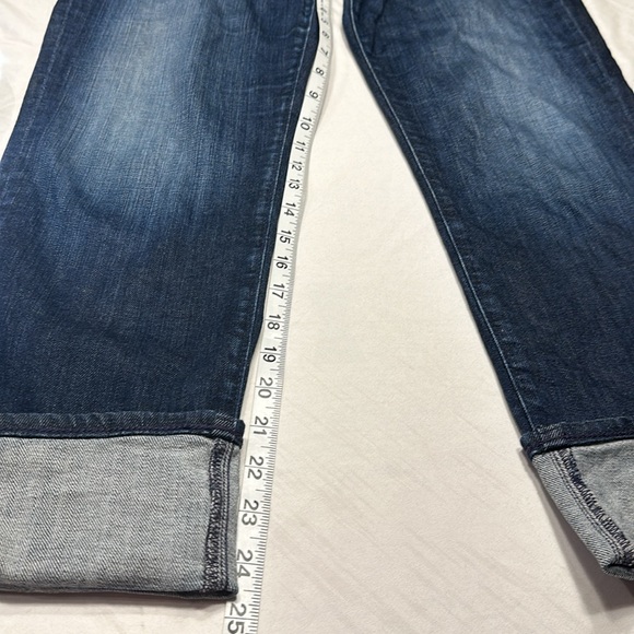 AG Women's Jeans Size 32 Stevie Cuff Slim Straight Adriano Goldschmied GUC - Picture 3 of 8